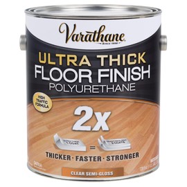 Varathane 298273 Ultra Thick Floor Finish Polyurethane, Gallon, Semi-Gloss Clear
