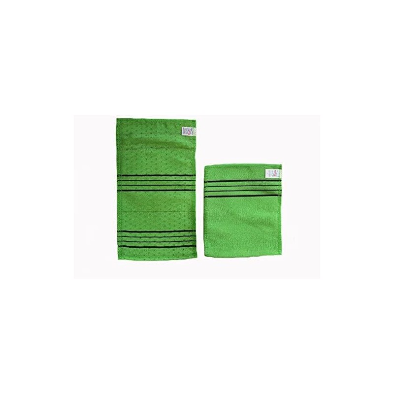 GOLDSANGSA - Toalla exfoliante de baño coreana asiática (grande, 10