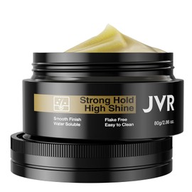 Pomade Men's JVR Extremely Durable Hair Gel for Men, Hair Pomade, Water-based, Strong Hold & High Shine, Hair Cream, Dandruff-free, Easy to Wash, Improves Hair Strength, for All Hair Types