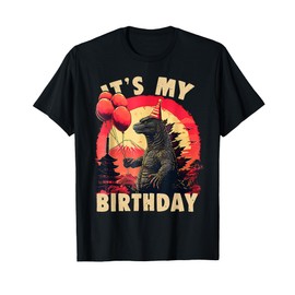 It's My Birthday Kaiju Birthday Party Japan Monster T-Shirt