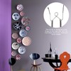 9-Piece Dinner Plate Hooks, 9 Plastic Wall Nails, Dinner Plate