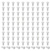 PATIKIL 100pcs M2.5-0.45x5mm Button Head Socket Cap Screws 304 Stainless