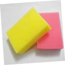 Beavorty Mini Detangler Brush for Hair 10x7x3cm Square Sponge Brush for Women Men Random Color