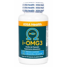 Omega 3 Premium de Pescado, 120 Cápsulas Blandas | 1100mg DHA/EPA por porción | Purificado 5 Veces | Alta Biodisponibilidad 90% | Apoya Ojo Seco y Sal