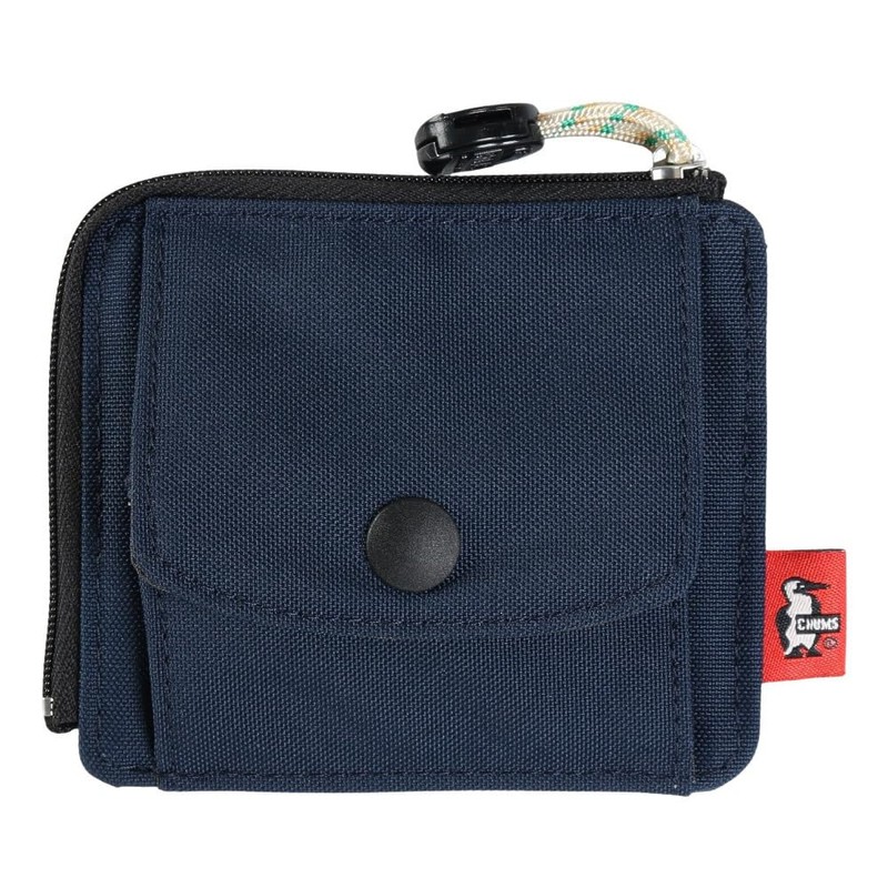 Chums CH60-3757 Men's L-Shaped Zip Wallet, blue