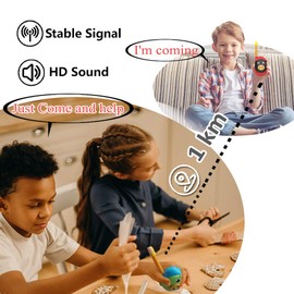 Walkie Talkie for Children PMR Radio, Easy to Use Radio for Boys and Girls 3-12 Years Toy Gifts, Walki Talki Suitable for Camping Outdoor Activities