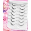Short Cat Eye Lashes Wispy Fake Lashes Natural Demi Wispies