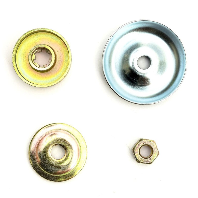 Replacement Metal Gearbox Blade Nut 4 Piece Fixing Tool Set