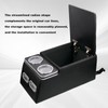 Frtcaty Center Console Organizer with Cup Holder & Padded Top