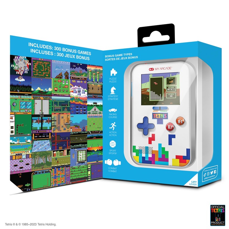 My Arcade DGUNL-7029 Tetris Go Gamer Classic Handheld Portable Video