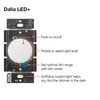 Lutron Dalia LED+ Rotary Dimmer Switch, with Soft Glow Locator