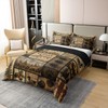Feelyou Wild Animal 100% Cotton Duvet Cover King Size, Wildlife