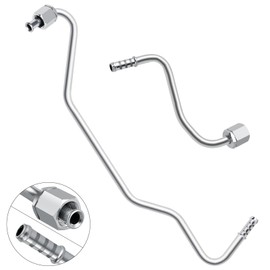 MuHize Radiator Transmission Cooler Lines - Oil Cooling Line Fit for Grand Cherokee Laredo Limited Overland Sport Utility 4-Door 1999 2000 2001 2002 2003, Replace 52079432AC 52079753AB (Pack of 2)