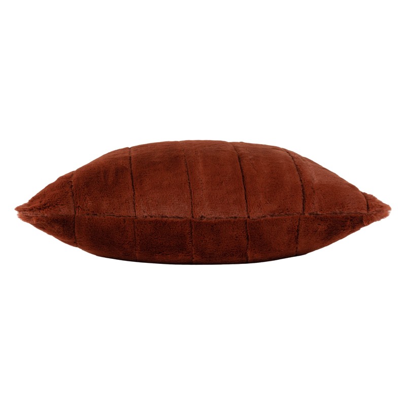 Paoletti Empress Square Cushion Cover, Rust