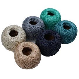 KCS 6 Balls of Pearl Cotton Thread Size 8 Needlework Embroidery Threads (16)