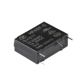 10PCS Relay HF46F-G-5-HS1 HF46F-G-12-HS1 HF46F-G-24-HS1 HF46F G 12 HS1 HF46F-G-12-HS1T HF46F-G-24-HS1T 4PIN 5V 12V (Size : 024-HS1T)