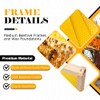 POLLIBEE Medium or Super Bee Hive Frames and Wax Foundations,10
