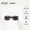 Opulize Pop Sunreading Glasses Classic Retro Round Chunky Frame Spring