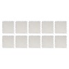 10pcs Plush Foam Floor Mat Thickened Cuttable Interlocking Carpet Tiles