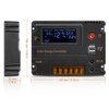 GHB 20A 12V 24V Solar Charge Controller Auto Switch LCD