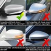 Abodvu Compatible with Honda Accord Mirror Cover Replacement 2008-2012,8th Gen