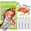 Therwen 50 Pack Nut Crackers Bulk Heavy Duty Nut Seafood