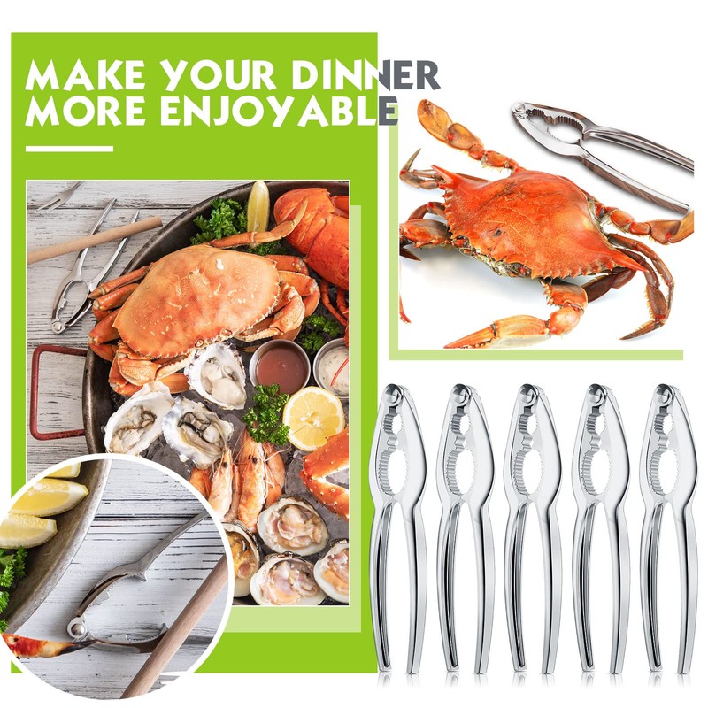 Therwen 50 Pack Nut Crackers Bulk Heavy Duty Nut Seafood