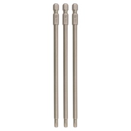 HOPLEX RC Hex Bit 6 Inch Power Bits 4mm Hex Head Allen Wrench Drill Bit Set Professional Grade ¼ Inch Hex Shank for Screwdrivers Electric Screwgun/Power Drill(3pcs Hex 4mm)