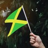 Jamaica Flag Jamaican Small Stick Mini Hand Held Flags Decorations