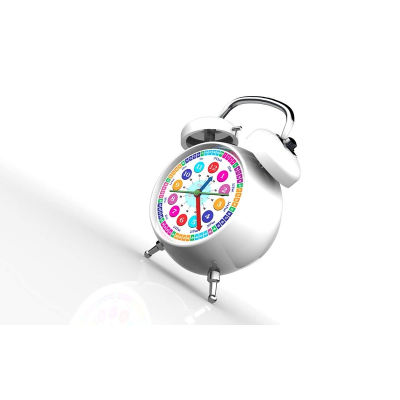 Qesnox Children Alarm Clock Time Teacher Bedroom Table Clock Office