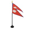 AZ FLAG Nepal Table Flag 4'' x 6'' - Nepalese