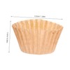NOLITOY 1000pcs Mini Muffin Baking Cups Kraft Paper Cupcake Liners