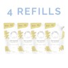 OH! GANICS Pack de 4 Refill Jabón En Espuma Para