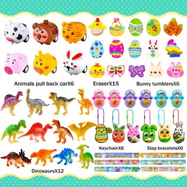 Phaorui 212 Pcs Easter Egg Fillers stuffers for Kids Boys Girls Easter Basket essenti...