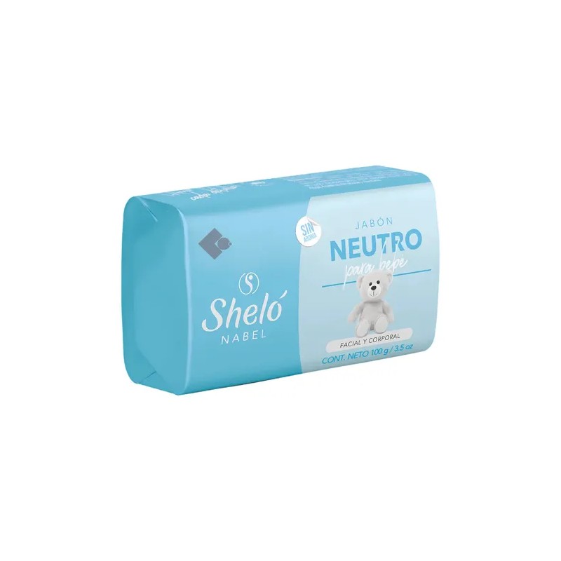 Jabón Neutro Para Bebé Sin Aroma Shelo Nabel 100g