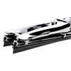 1clickautoacc 20" Inch Chrome Double Dual Blade Universal Windshield Wiper