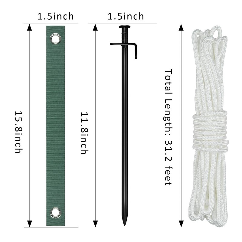 Heavy Duty Steel Tree Stake Kits,Tree Staking and Supports Kits