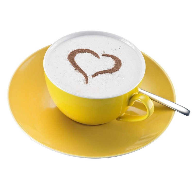 Westmark Dekorierschablonen-Set, 3-tlg., 3 verschiedene Motive, Cappuccino, ø 10 cm,