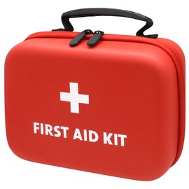 Faylapa Home Car Empty First Aid Bag, 9x7x3 inches Camping Waterproof Case for Travel, Boat, Office, Sports, Hiking, Outdoor (Bag Only)