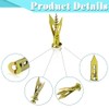 80 Pcs Self-Drilling Anchors, Anchor(0.47X1.57inch) and Screws for Heavy Duty,