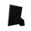Frametigo Silver Plated White Mount Photo Frame - Fits Photo
