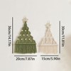 ACESOME 2PCS Macrame Tree Kit, Christmas Tree Macrame DIY Weaving