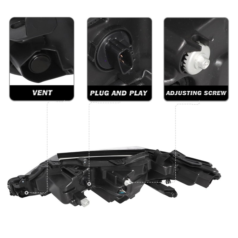 SOCKIR LED Headlight Assembly Fit for 2018 2019 2020 2021