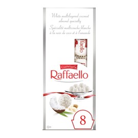 CONFETTERIA RAFFAELLO Coconut Almond Specialty, Bag of 8 Individually Wrapped Confections, 80g