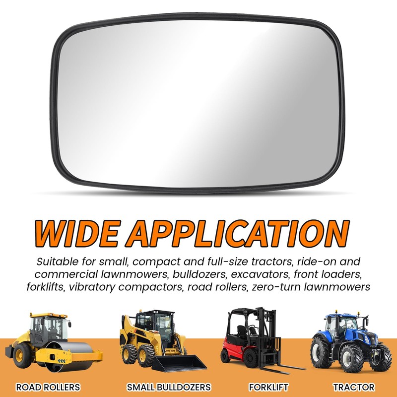 YnGia Tractor Mirrors, 2Pcs 12.6" x 7.6" Tractor Rear View