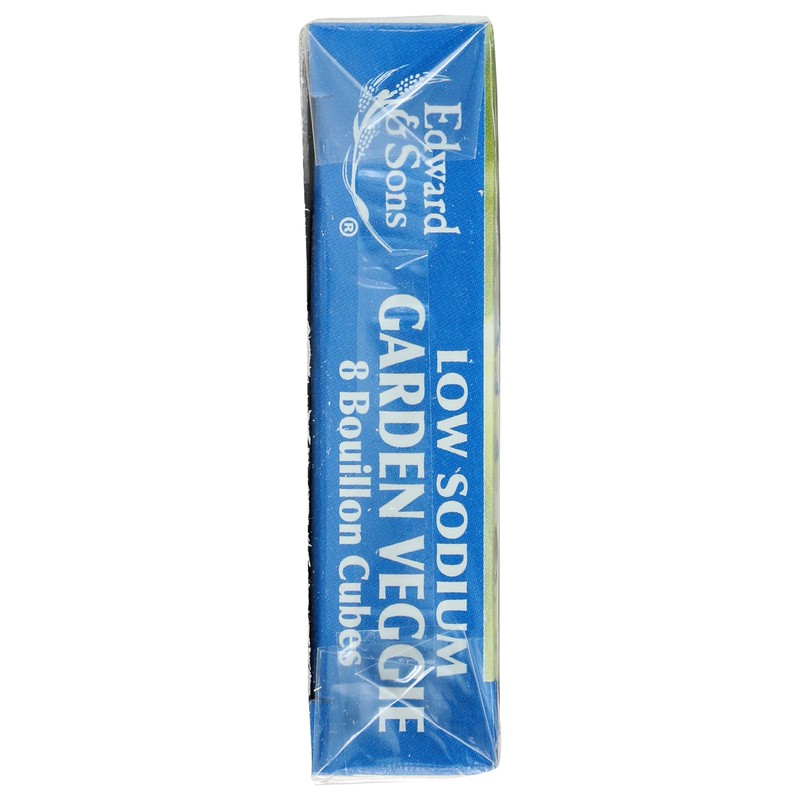 Edward & Sons Low Sodium Veggie Bouillon Cubes, 2.2 oz