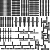 128 Pcs Vacuum Connector Assortment – Plastic Hose Joiner Tee