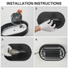 Luminzone 2 Pack Outdoor Oval Wall Lights, 11'' Nautical Bulkhead