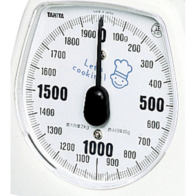 Tanita 1437-NWH Cooking Scale, Kitchen Scale, Cooking, Analog, 4.4 lbs