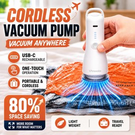 Vacuum Pump Electric for Travel Clothing Compression Storage Seal Bags